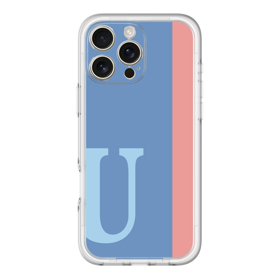 Slim Protection Premium Case［ オリジナル - initial color line - U blue ］