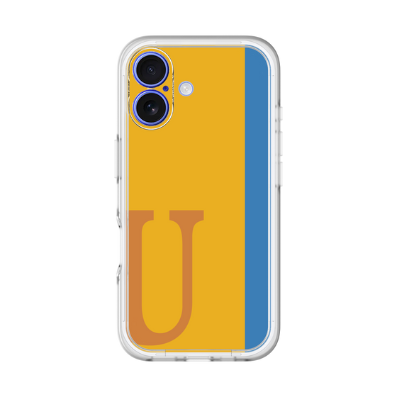 Slim Protection Premium Case［ オリジナル - initial color line - U orange ］