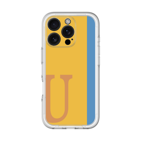 Slim Protection Premium Case［ オリジナル - initial color line - U orange ］
