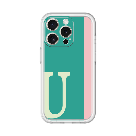 Slim Protection Premium Case［ オリジナル - initial color line - U green ］