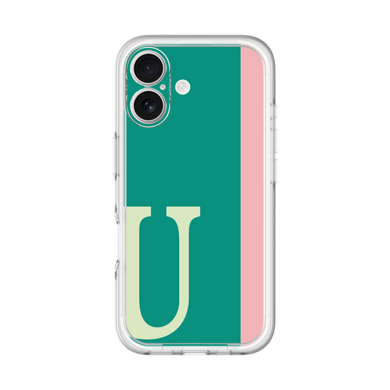 Slim Protection Premium Case［ オリジナル - initial color line - U green ］