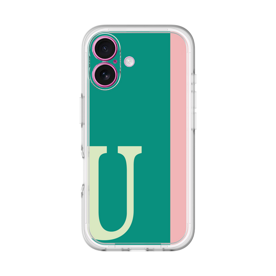 Slim Protection Premium Case［ オリジナル - initial color line - U green ］
