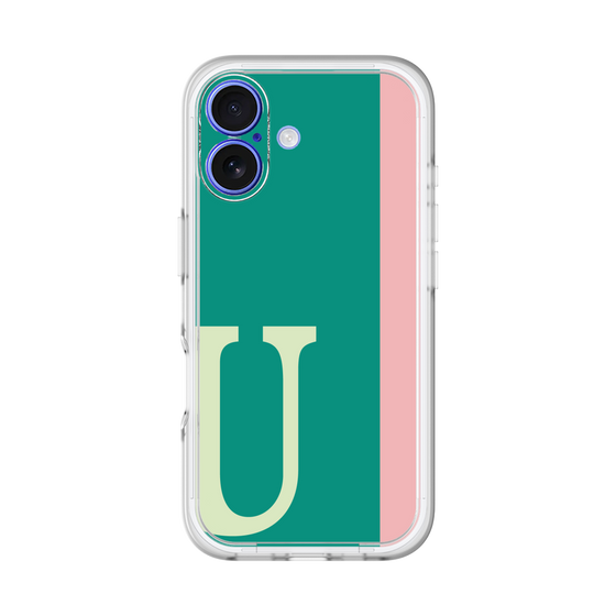 Slim Protection Premium Case［ オリジナル - initial color line - U green ］