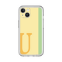 Slim Protection Premium Case［ オリジナル - initial color line - U yellow ］