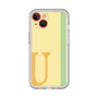 Slim Protection Premium Case［ オリジナル - initial color line - U yellow ］