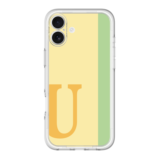 Slim Protection Premium Case［ オリジナル - initial color line - U yellow ］