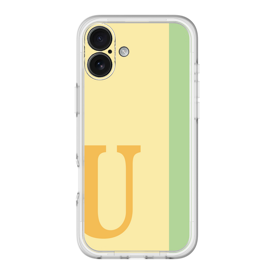 Slim Protection Premium Case［ オリジナル - initial color line - U yellow ］