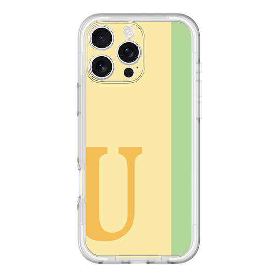 Slim Protection Premium Case［ オリジナル - initial color line - U yellow ］