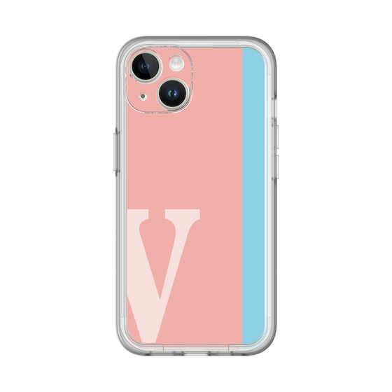 Slim Protection Premium Case［ オリジナル - initial color line - V pink ］