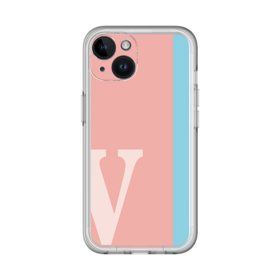 Slim Protection Premium Case［ オリジナル - initial color line - V pink ］