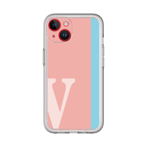 Slim Protection Premium Case［ オリジナル - initial color line - V pink ］