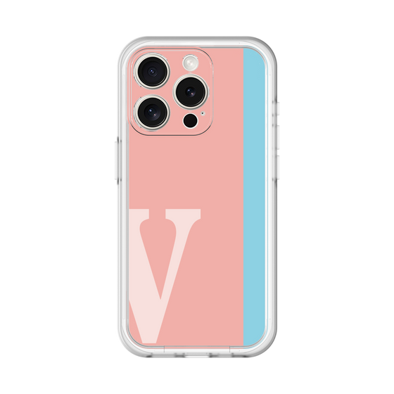 Slim Protection Premium Case［ オリジナル - initial color line - V pink ］