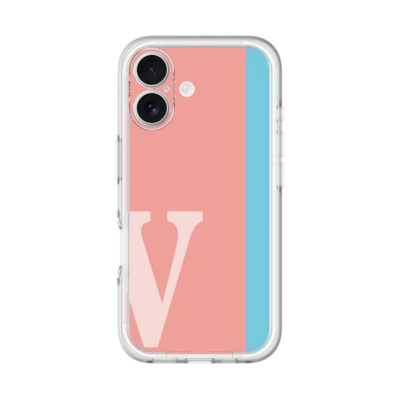 Slim Protection Premium Case［ オリジナル - initial color line - V pink ］