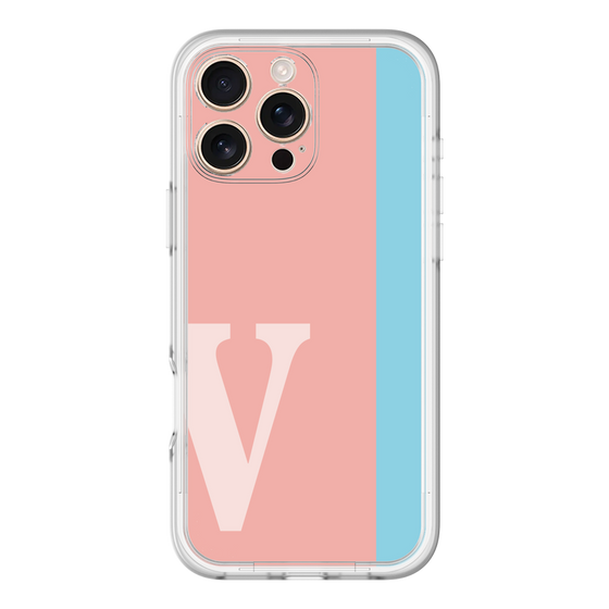 Slim Protection Premium Case［ オリジナル - initial color line - V pink ］