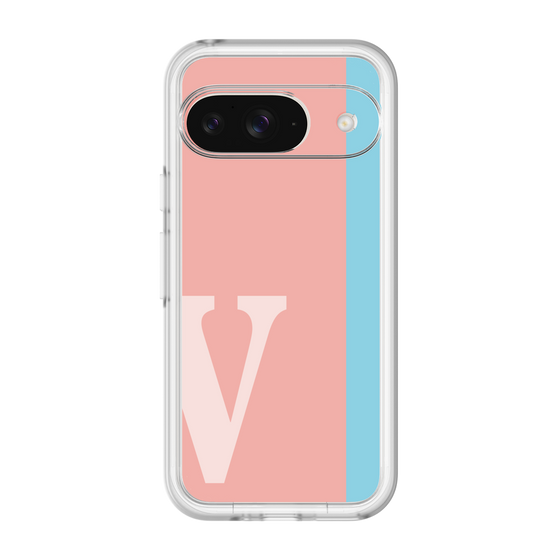Slim Protection Premium Case［ オリジナル - initial color line - V pink ］