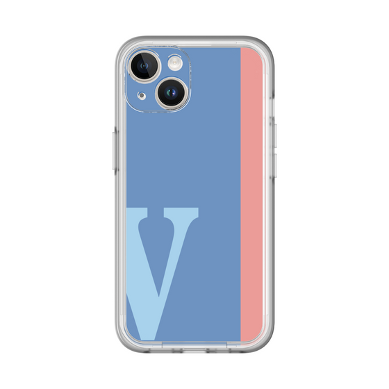 Slim Protection Premium Case［ オリジナル - initial color line - V blue ］