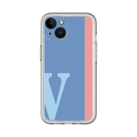 Slim Protection Premium Case［ オリジナル - initial color line - V blue ］