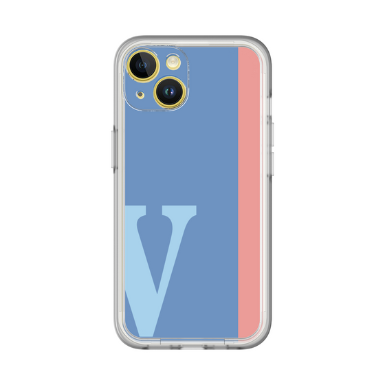 Slim Protection Premium Case［ オリジナル - initial color line - V blue ］