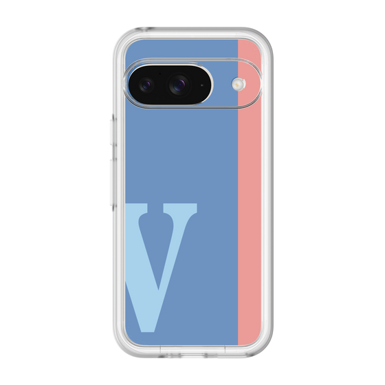 Slim Protection Premium Case［ オリジナル - initial color line - V blue ］