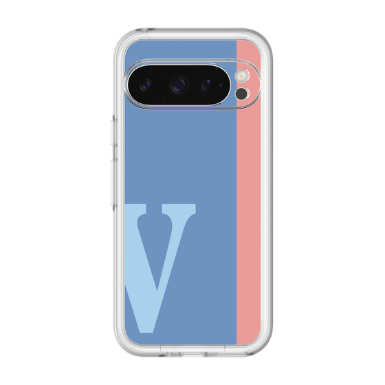 Slim Protection Premium Case［ オリジナル - initial color line - V blue ］