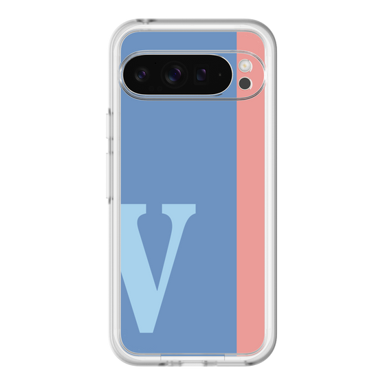 Slim Protection Premium Case［ オリジナル - initial color line - V blue ］