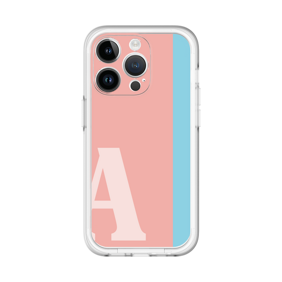 Slim Protection Premium Case［ オリジナル - initial color line - A pink ］