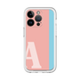 Slim Protection Premium Case［ オリジナル - initial color line - A pink ］