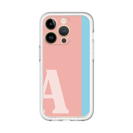Slim Protection Premium Case［ オリジナル - initial color line - A pink ］