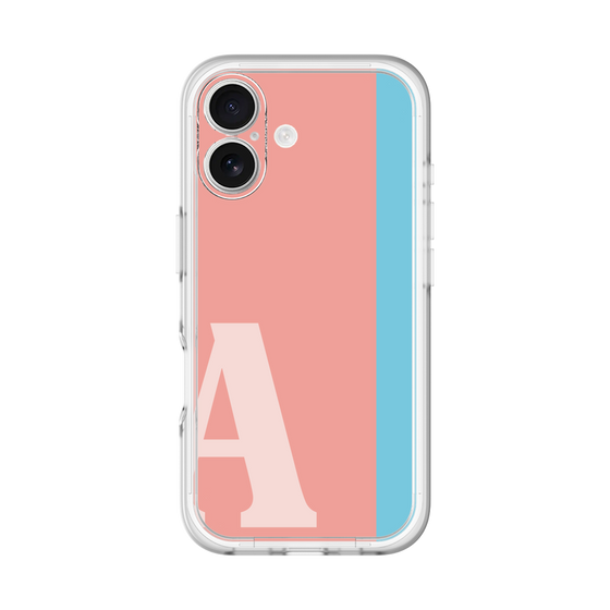 Slim Protection Premium Case［ オリジナル - initial color line - A pink ］