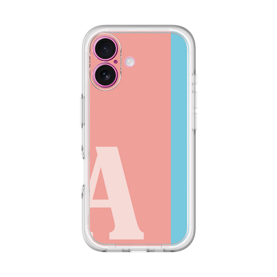 Slim Protection Premium Case［ オリジナル - initial color line - A pink ］