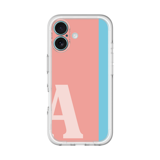 Slim Protection Premium Case［ オリジナル - initial color line - A pink ］