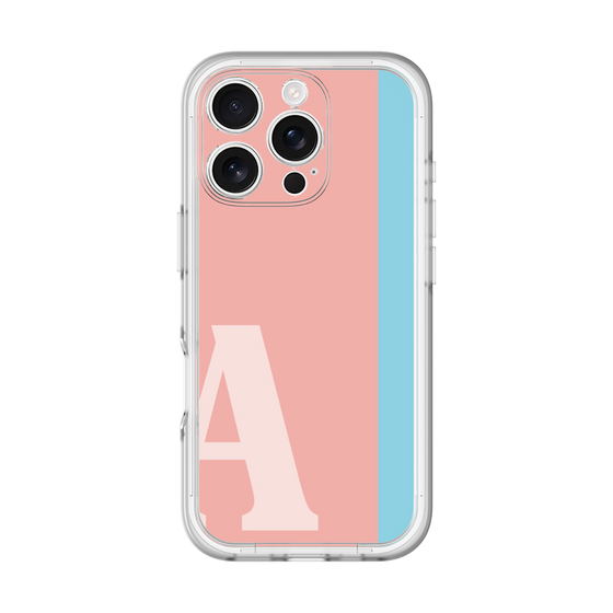 Slim Protection Premium Case［ オリジナル - initial color line - A pink ］