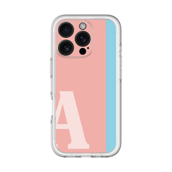 Slim Protection Premium Case［ オリジナル - initial color line - A pink ］