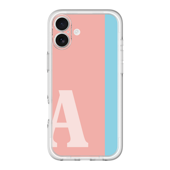 Slim Protection Premium Case［ オリジナル - initial color line - A pink ］