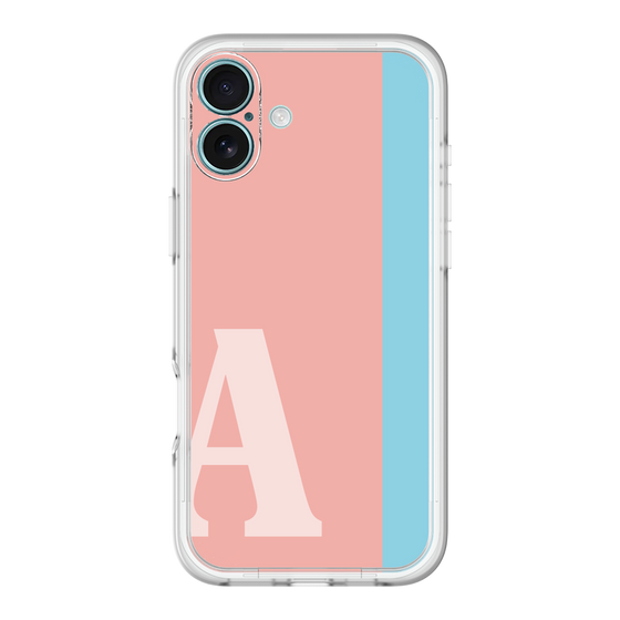 Slim Protection Premium Case［ オリジナル - initial color line - A pink ］