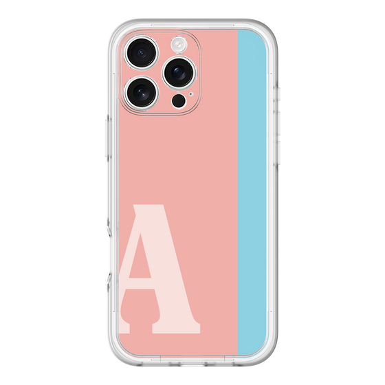 Slim Protection Premium Case［ オリジナル - initial color line - A pink ］