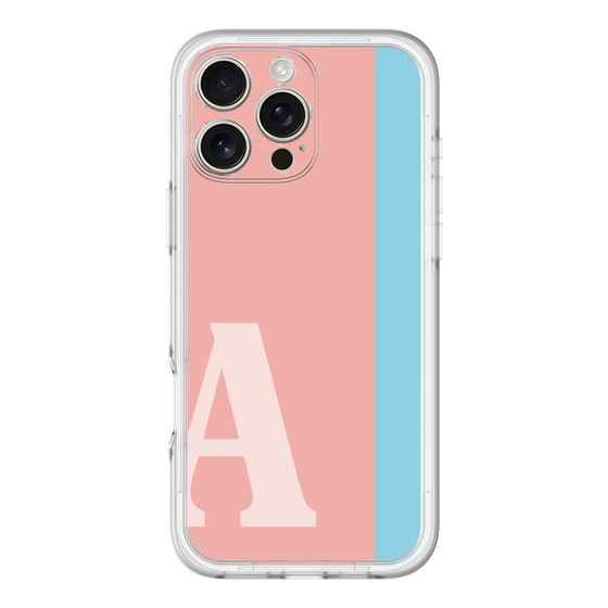 Slim Protection Premium Case［ オリジナル - initial color line - A pink ］