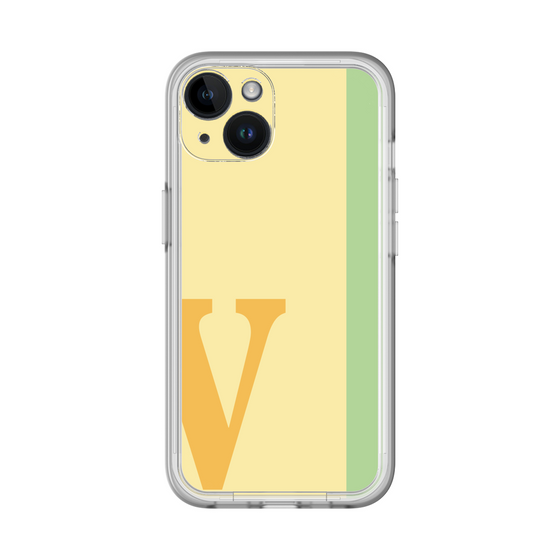 Slim Protection Premium Case［ オリジナル - initial color line - V yellow ］