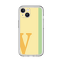 Slim Protection Premium Case［ オリジナル - initial color line - V yellow ］