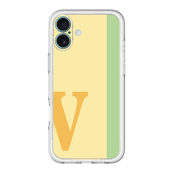 Slim Protection Premium Case［ オリジナル - initial color line - V yellow ］