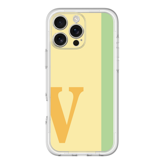 Slim Protection Premium Case［ オリジナル - initial color line - V yellow ］