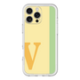 Slim Protection Premium Case［ オリジナル - initial color line - V yellow ］