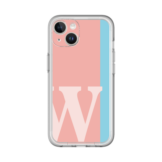Slim Protection Premium Case［ オリジナル - initial color line - W pink ］