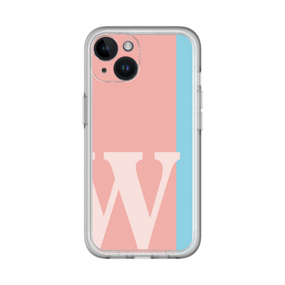 Slim Protection Premium Case［ オリジナル - initial color line - W pink ］