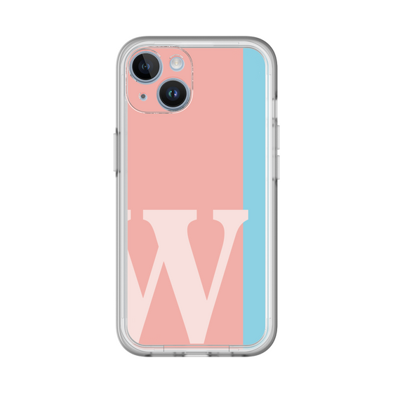 Slim Protection Premium Case［ オリジナル - initial color line - W pink ］