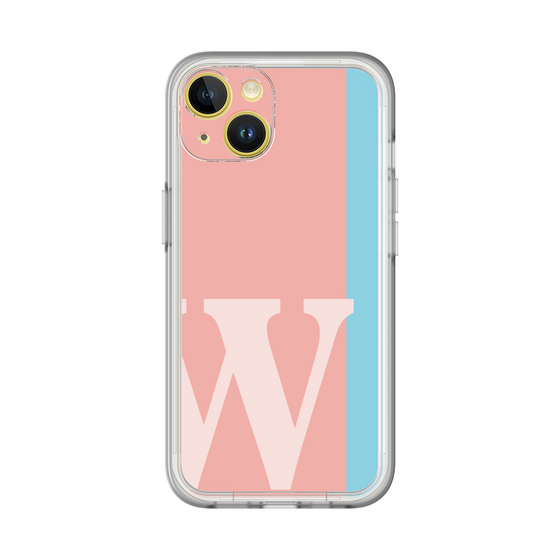 Slim Protection Premium Case［ オリジナル - initial color line - W pink ］