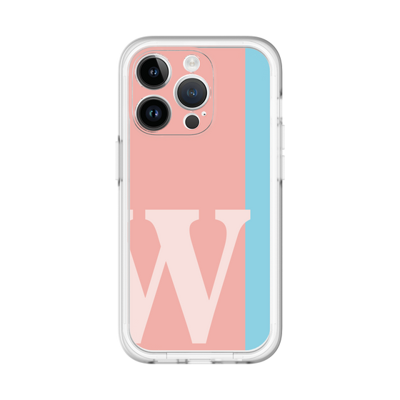 Slim Protection Premium Case［ オリジナル - initial color line - W pink ］