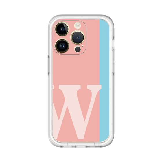 Slim Protection Premium Case［ オリジナル - initial color line - W pink ］