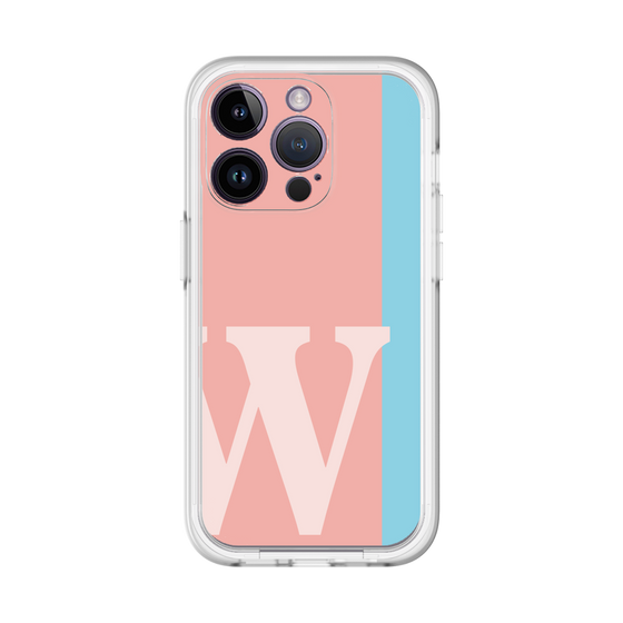 Slim Protection Premium Case［ オリジナル - initial color line - W pink ］