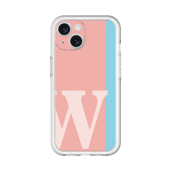 Slim Protection Premium Case［ オリジナル - initial color line - W pink ］